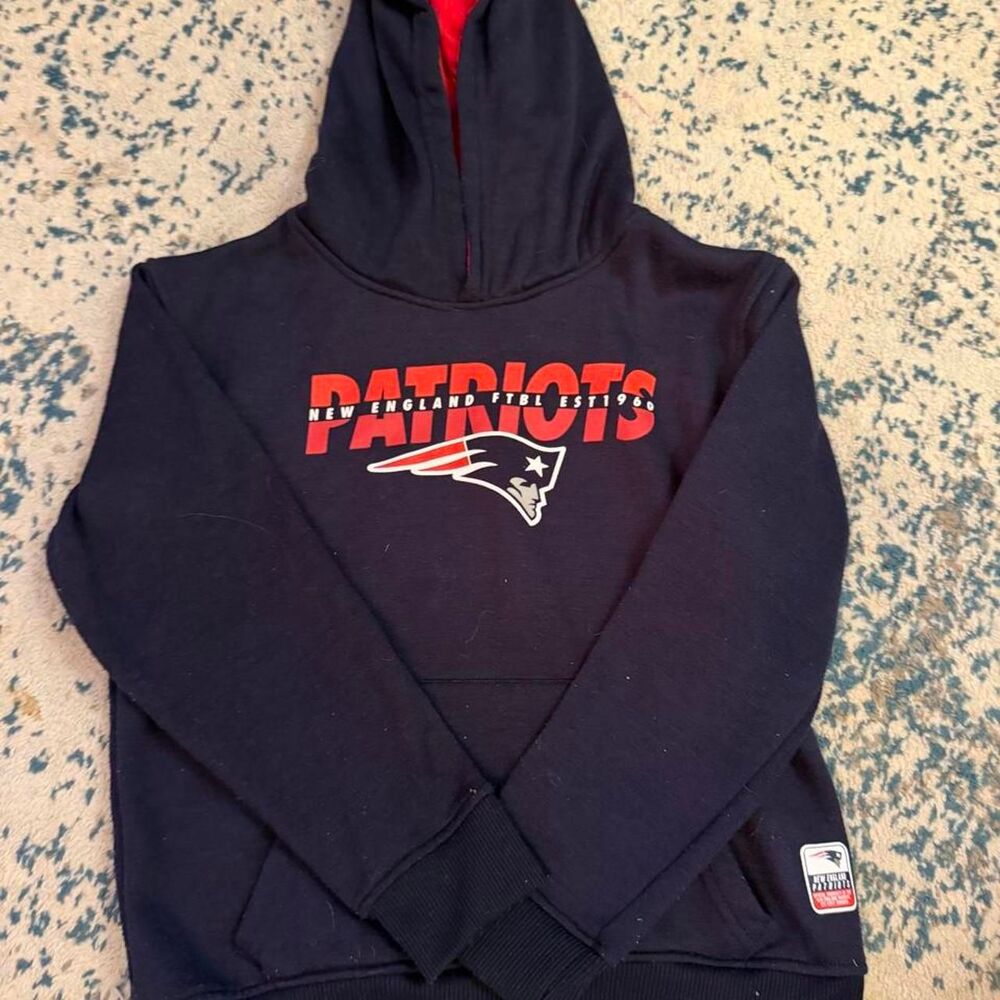 Nfl Men's Navy and Black Hoodie